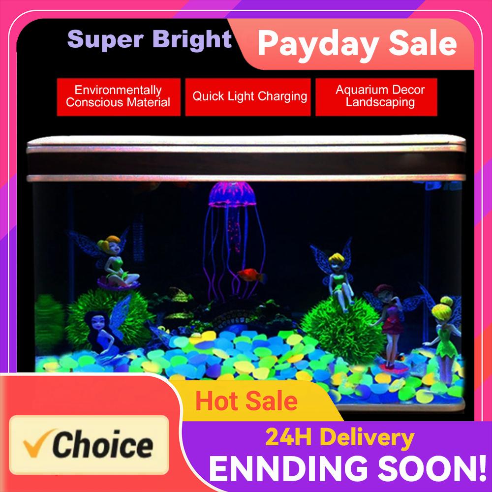 Aquarium Fish Glow In The Dark - 200/400/600/1000pcs Glow In The Dark Rocks