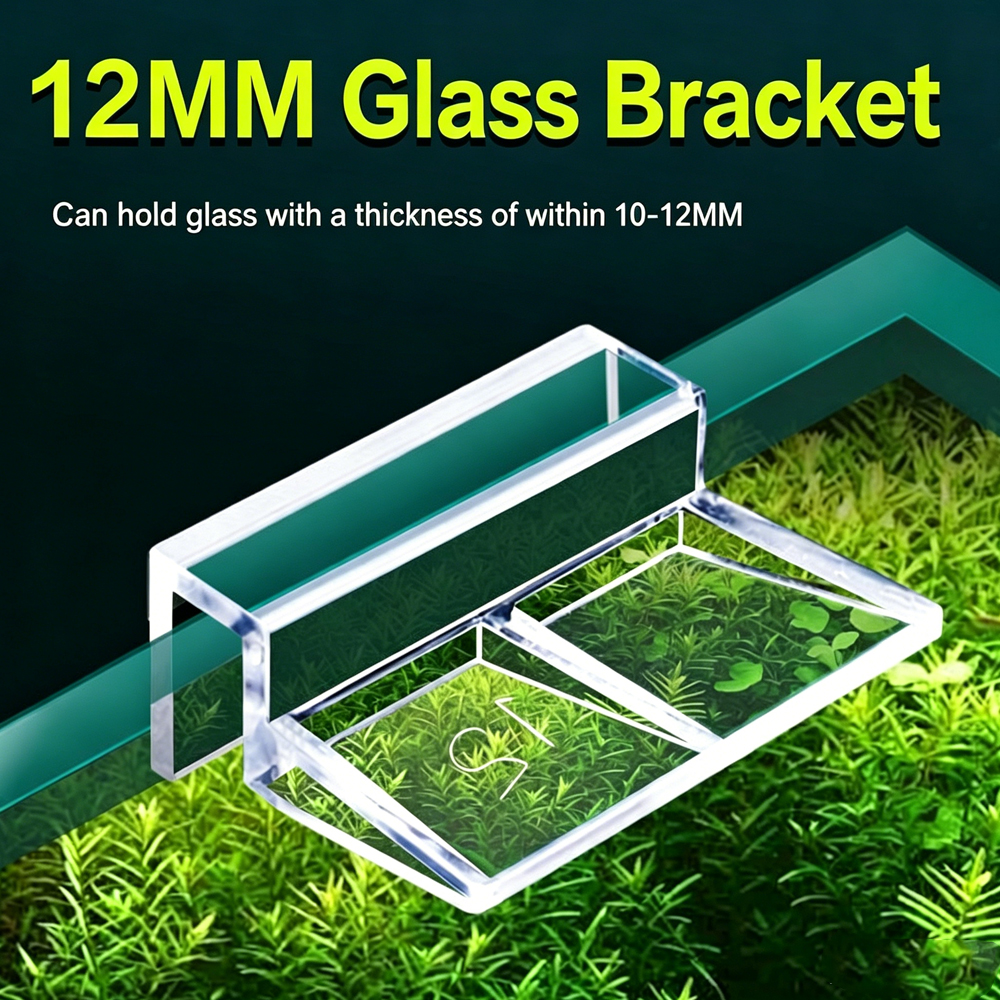 Aquarium Fish Elevator - 10Pcs Aquarium Acrylic Clips 5/6/8/10/12mm Transparent