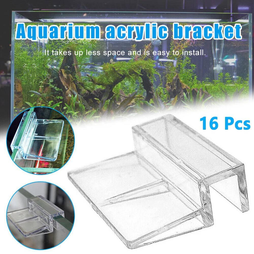 Aquarium Fish Elevator - 16 Pcs Aquarium Lid Cover Support
