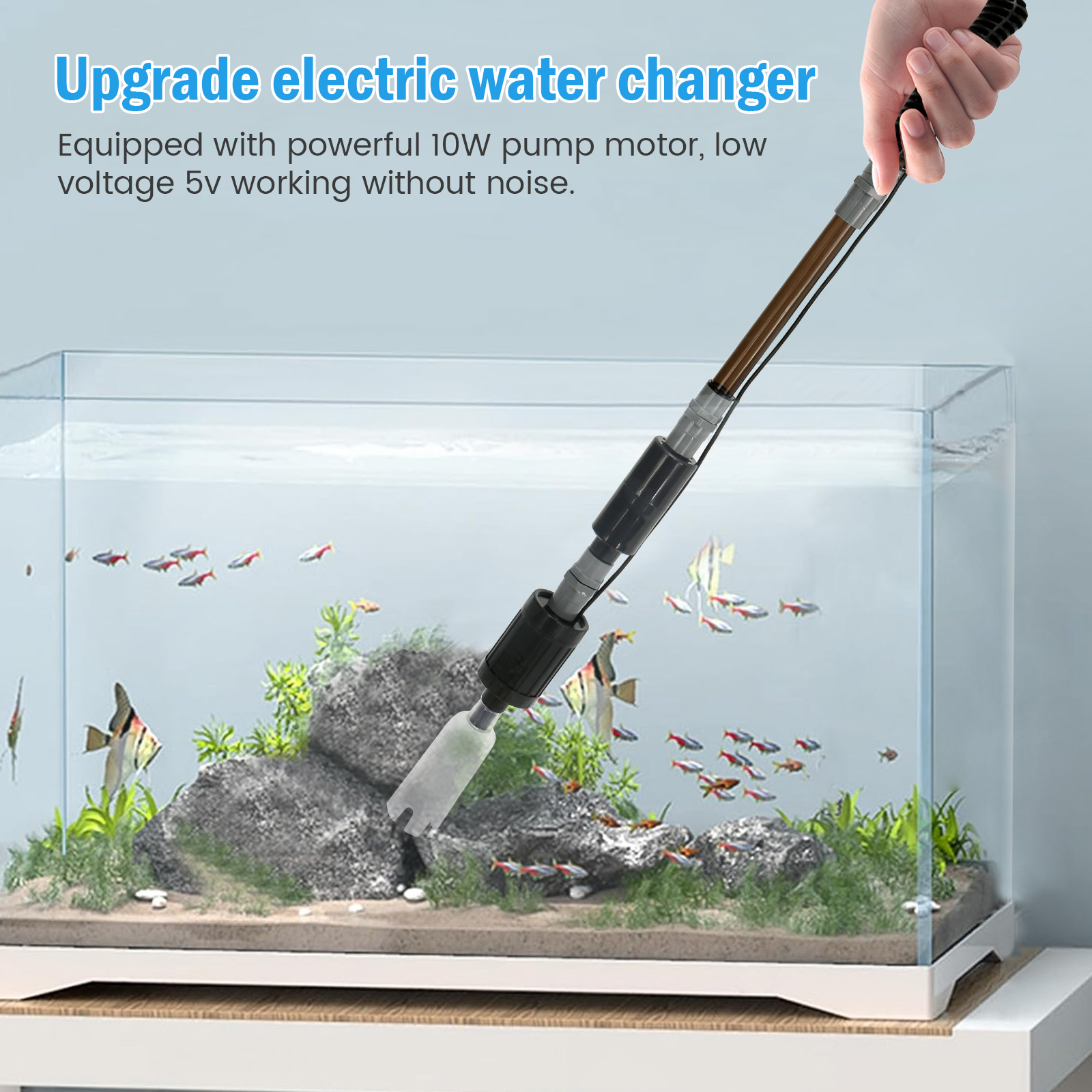 10W 6 In 1 USB Aquarium Water  - đánh giá và giá Aquarium Fish Electric