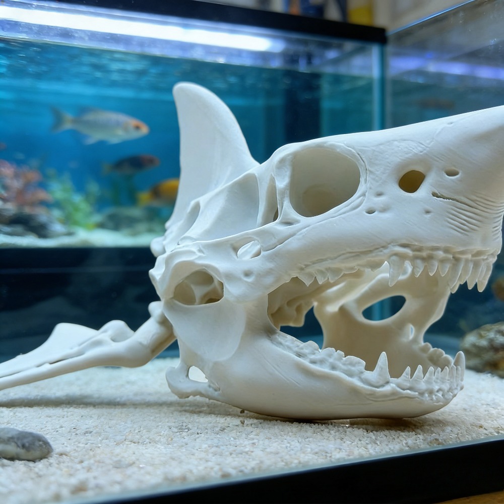 3D Printing Shark Skull Skelet - đánh giá và giá Aquarium Fish Diseases