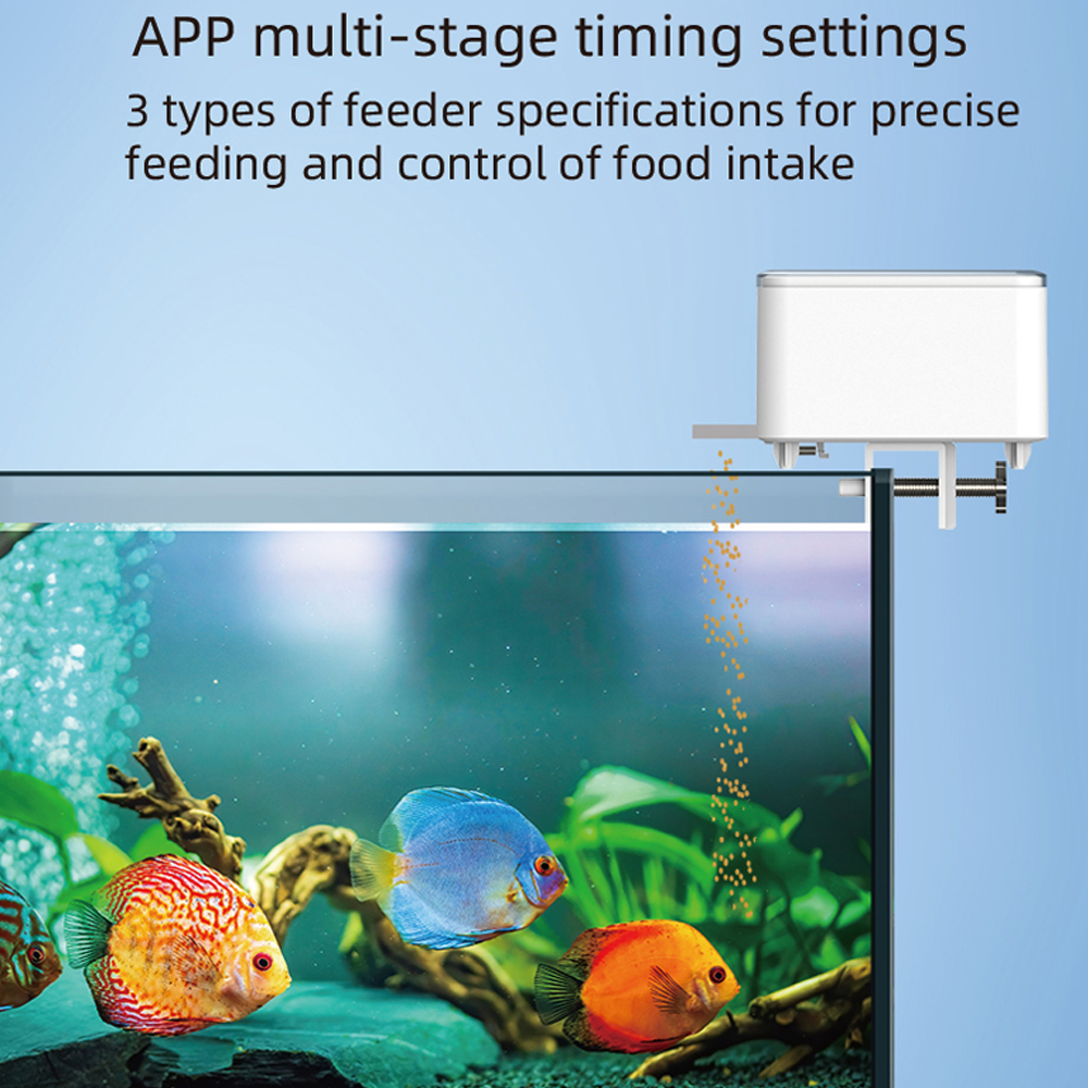 WiFi Smart Automatic Feeder Aq - đánh giá và giá Aquarium Fish Auto Feeder