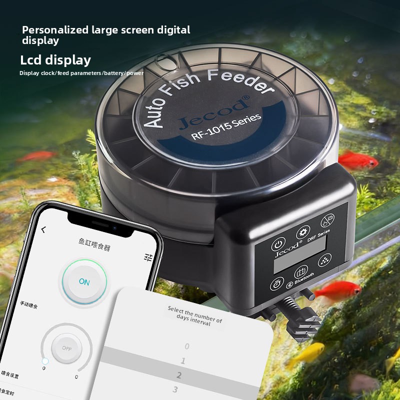 Jebao New Automatic Feeding Fi - đánh giá và giá Aquarium Fish Auto Feeder