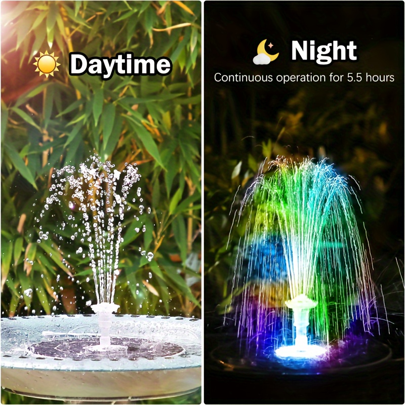 3.5W LED Solar Fountain with B - đánh giá và giá Aquarium Fish Bowl