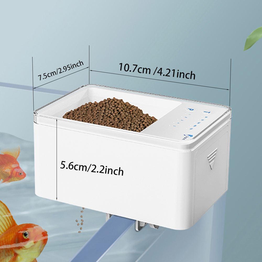 100ML Large Capacity Fish Feed - đánh giá và giá Aquarium Fish Auto Feeder