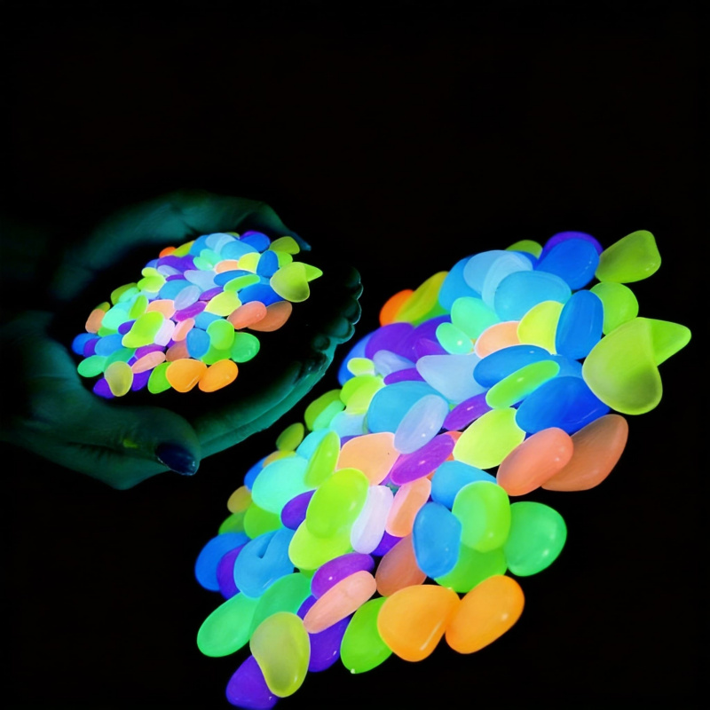 Glowing pebbles100-500pcsLumin - đánh giá và giá Aquarium Fish Bowl