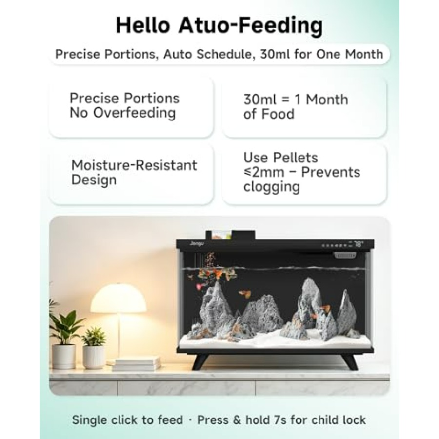M1 5 Gallon Aquarium Starter K - đánh giá và giá Aquarium Fish Auto Feeder