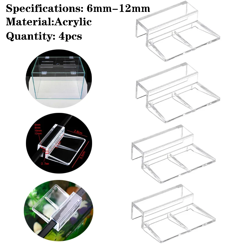 6mm/8mm/10mm/12mm 4pcs  Fish T - đánh giá và giá Aquarium Fish Elevator