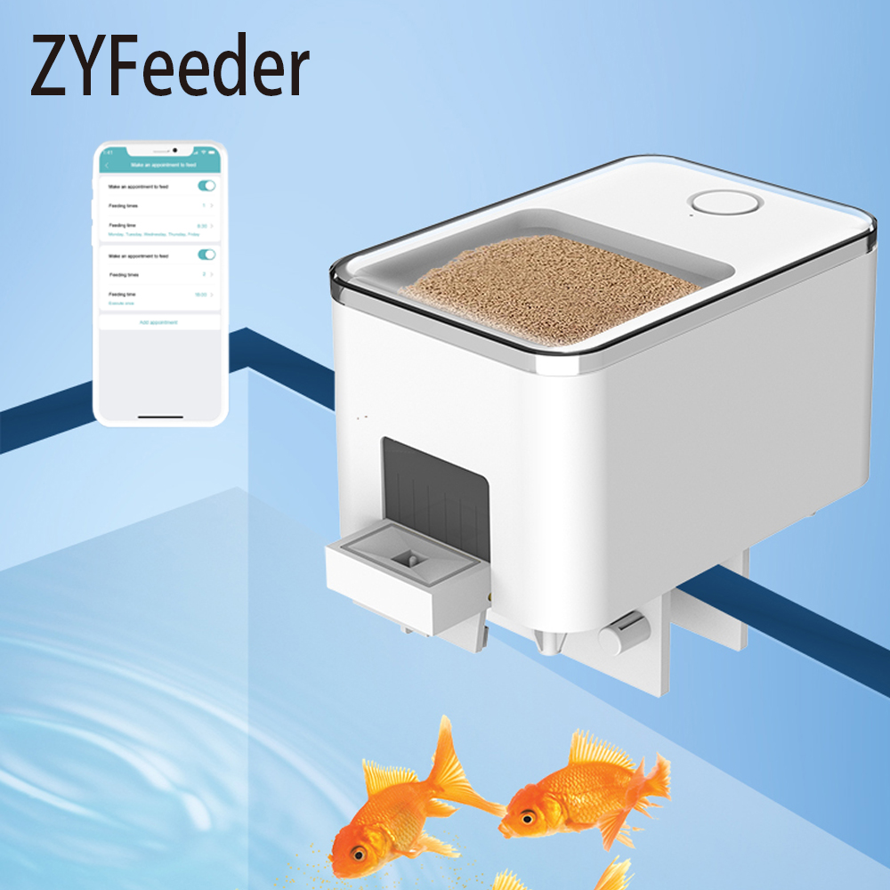 1PC WIFI/Button Version automa - đánh giá và giá Aquarium Fish Auto Feeder