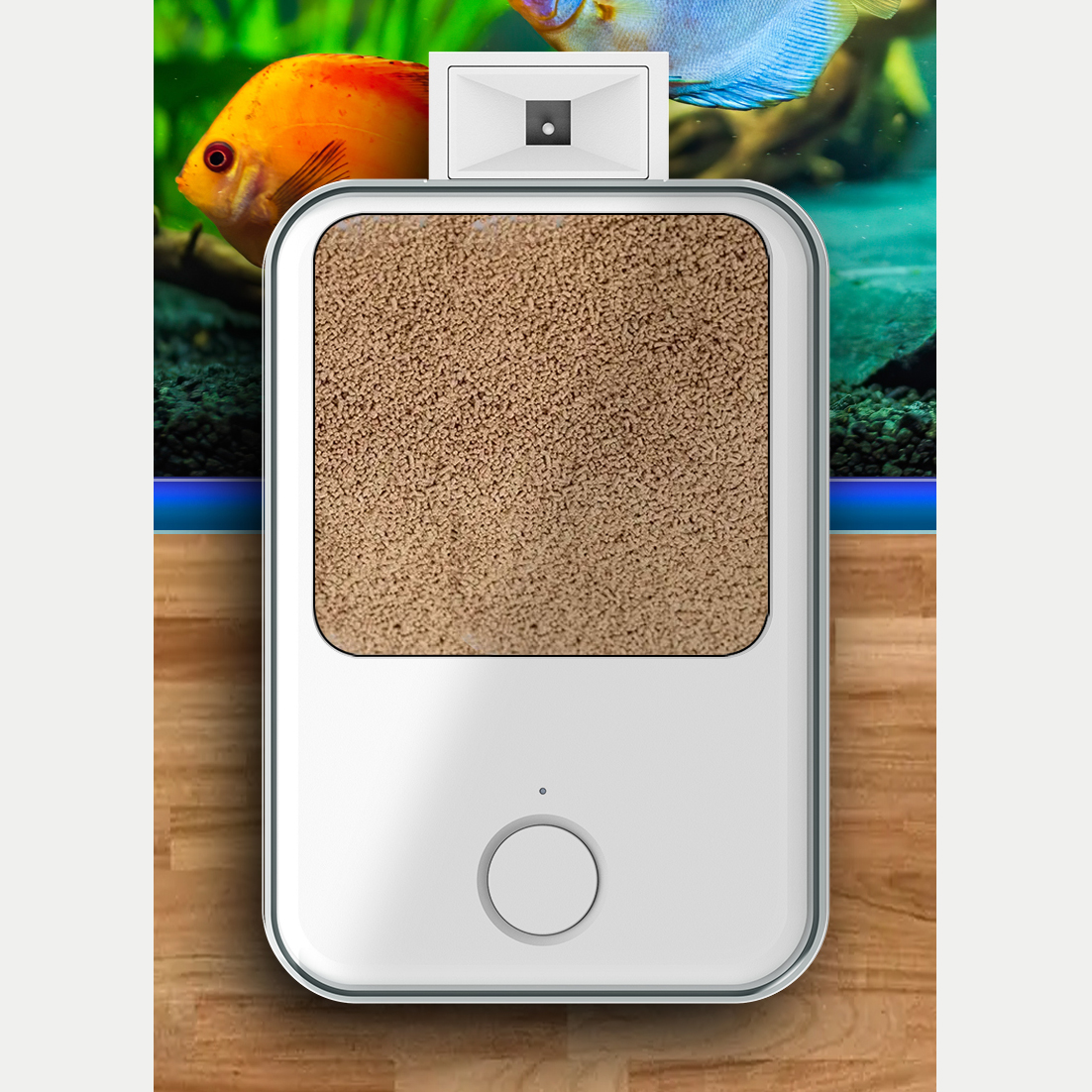 1PC WIFI/Button Version automa - đánh giá và giá Aquarium Fish Auto Feeder