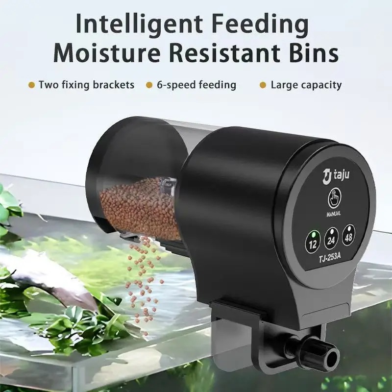 Fish Tank Feeder Intelligent T - đánh giá và giá Aquarium Fish Auto Feeder