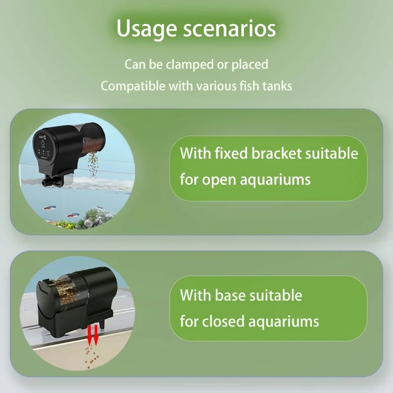 Fish Tank Feeder Intelligent T - đánh giá và giá Aquarium Fish Auto Feeder