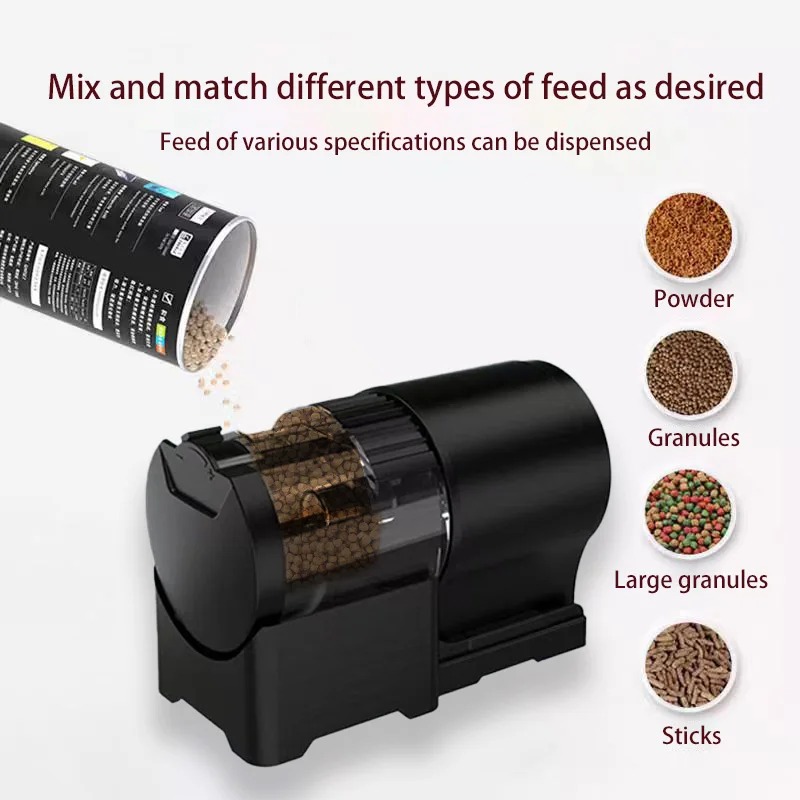 Fish Tank Feeder Intelligent T - đánh giá và giá Aquarium Fish Auto Feeder