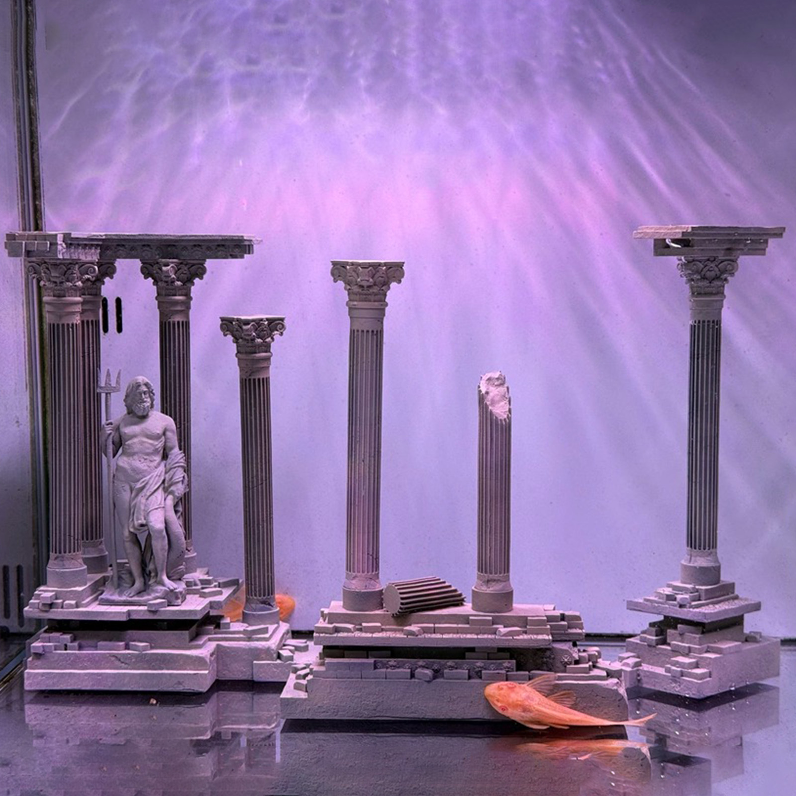 Roman Column Decoration Resin  - đánh giá và giá Aquarium Fish Elevator