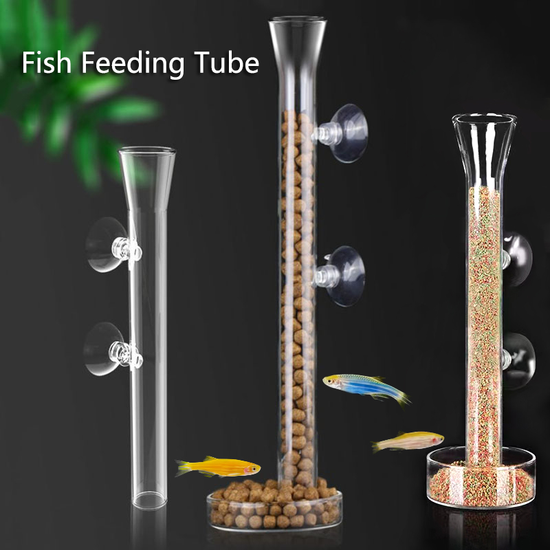Glass Aquarium Feeder Tube Dis - đánh giá và giá Aquarium Fish Auto Feeder