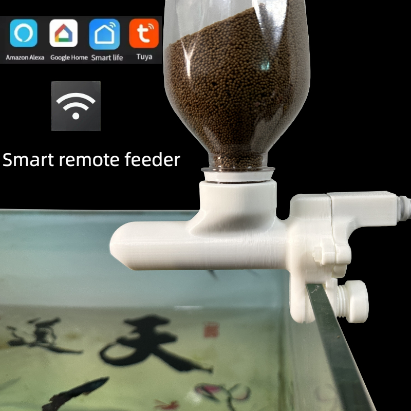 Fish tank feeder Mobile phone  - đánh giá và giá Aquarium Fish Auto Feeder