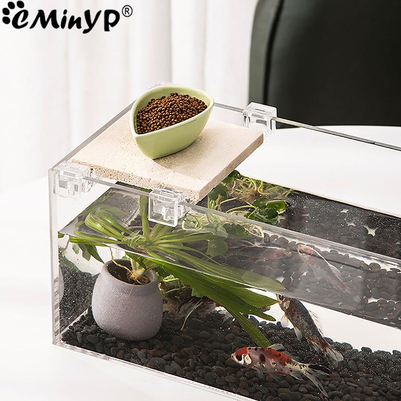 4Pcs Fish Tank Acrylic Clips f - đánh giá và giá Aquarium Fish Elevator