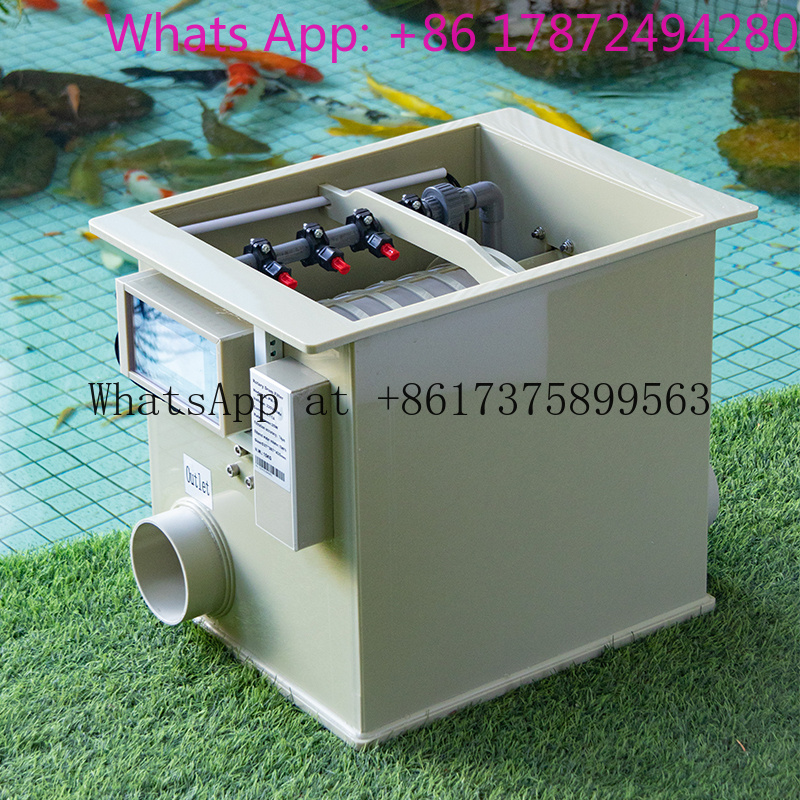 10m³/h (10t) PP Drum Filter Qi - đánh giá và giá Aquarium Fish High Price