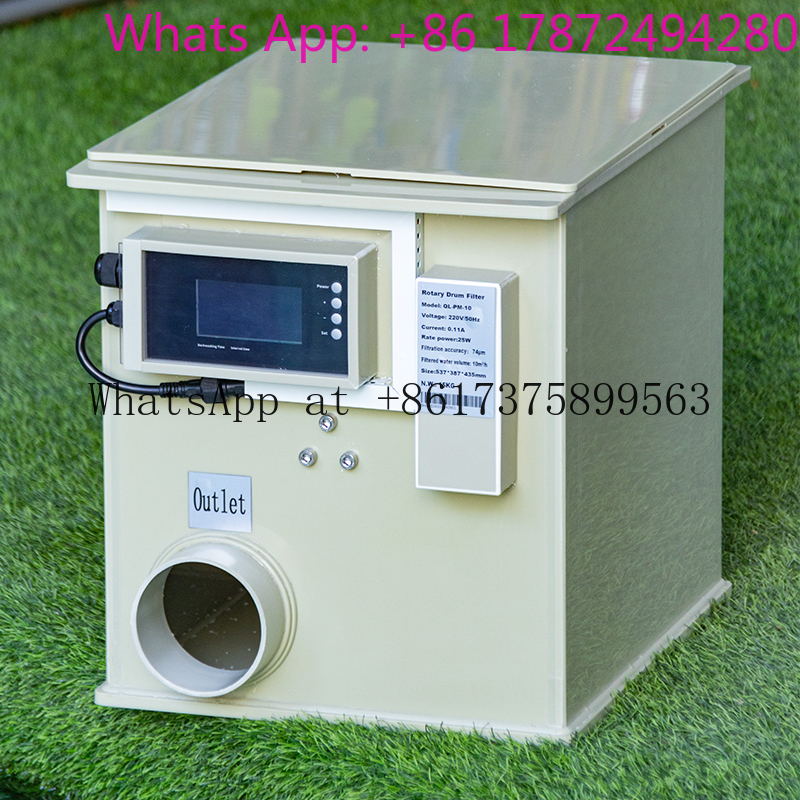 10m³/h (10t) PP Drum Filter Qi - đánh giá và giá Aquarium Fish High Price
