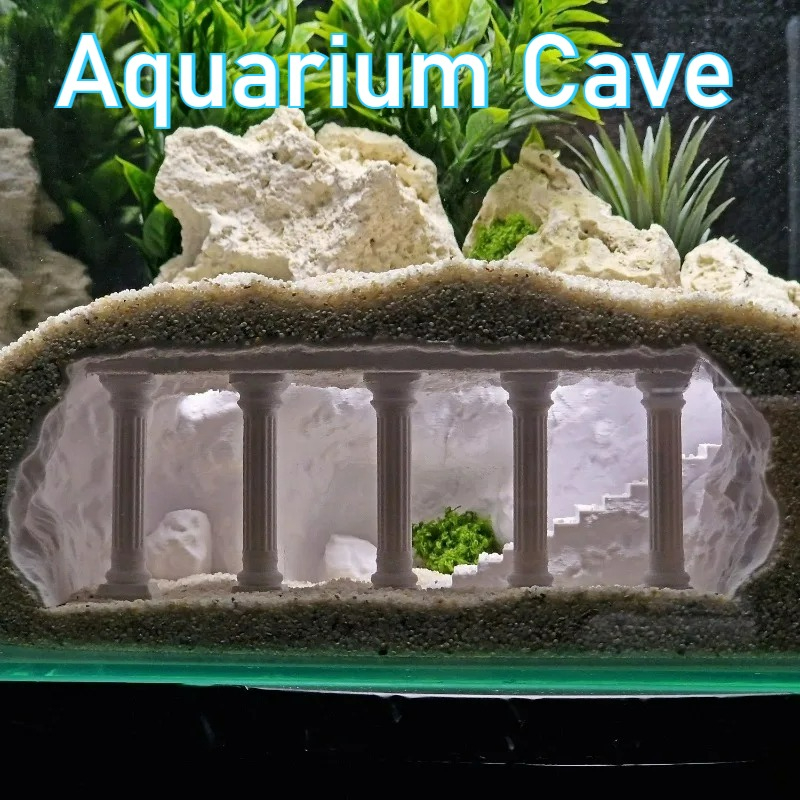 3D Printed Fish Tank Cave, Art - đánh giá và giá Aquarium Fish Elevator