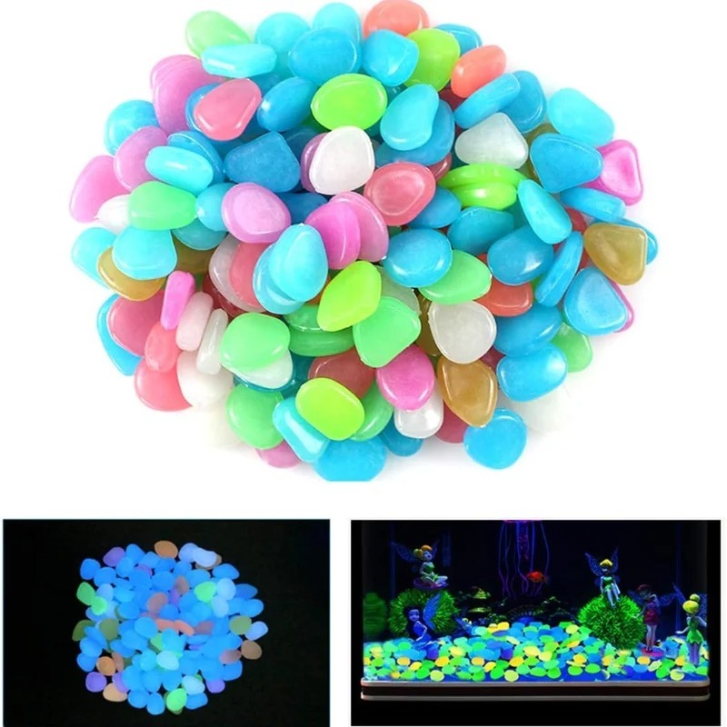 Glow in the Dark Pebbles Stone - đánh giá và giá Aquarium Fish Glow In The Dark
