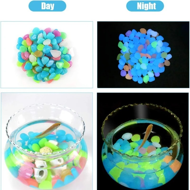 Glow in the Dark Pebbles Stone - đánh giá và giá Aquarium Fish Glow In The Dark