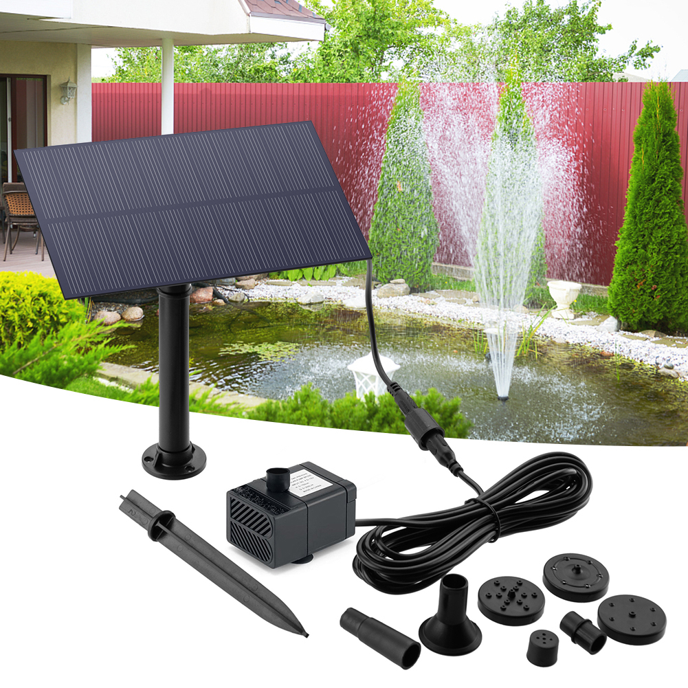 5W 5V Solar Water Pump Garden  - đánh giá và giá Aquarium Fish Bowl