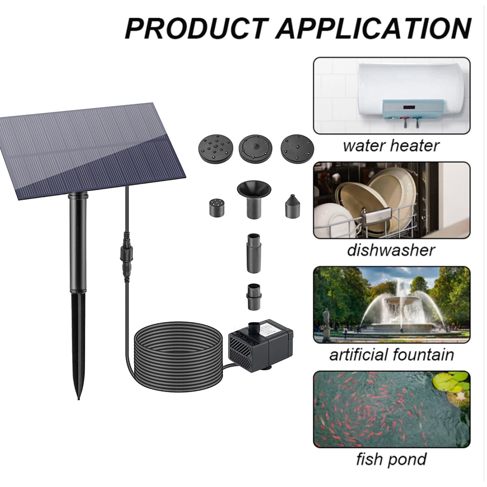 5W 5V Solar Water Pump Garden  - đánh giá và giá Aquarium Fish Bowl