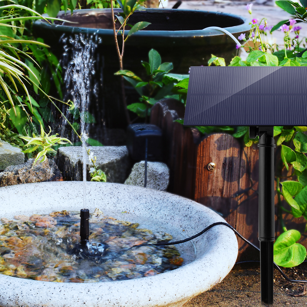 5W 5V Solar Water Pump Garden  - đánh giá và giá Aquarium Fish Bowl