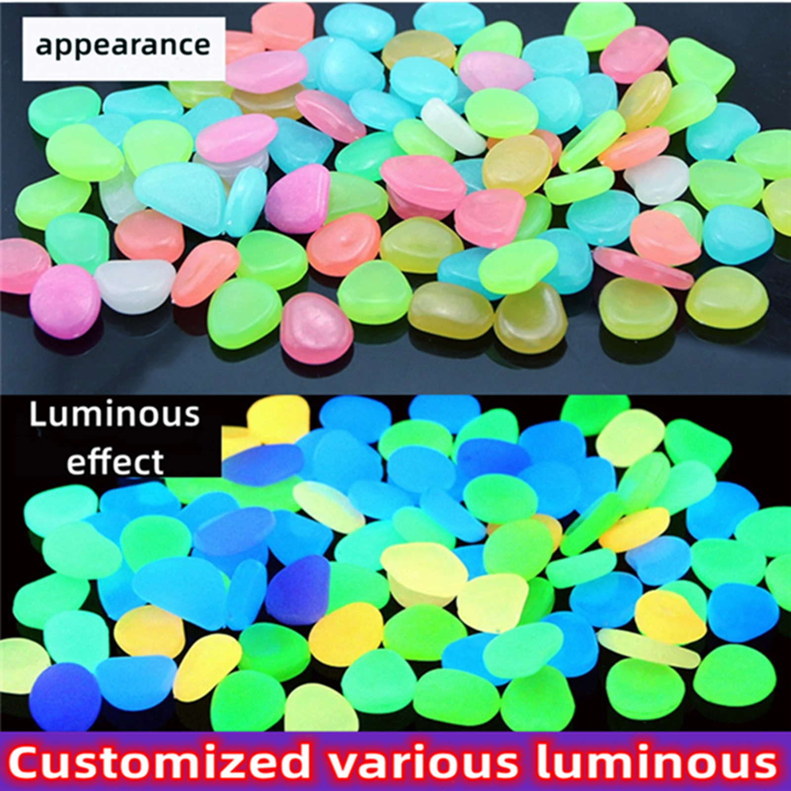 200-1000Pcs Luminous Sand Glow - đánh giá và giá Aquarium Fish Glow In The Dark