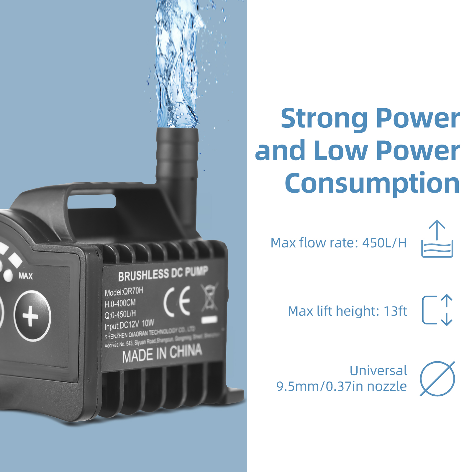 Submersible 12V Water Pump 8 L - đánh giá và giá Aquarium Fish Accessories