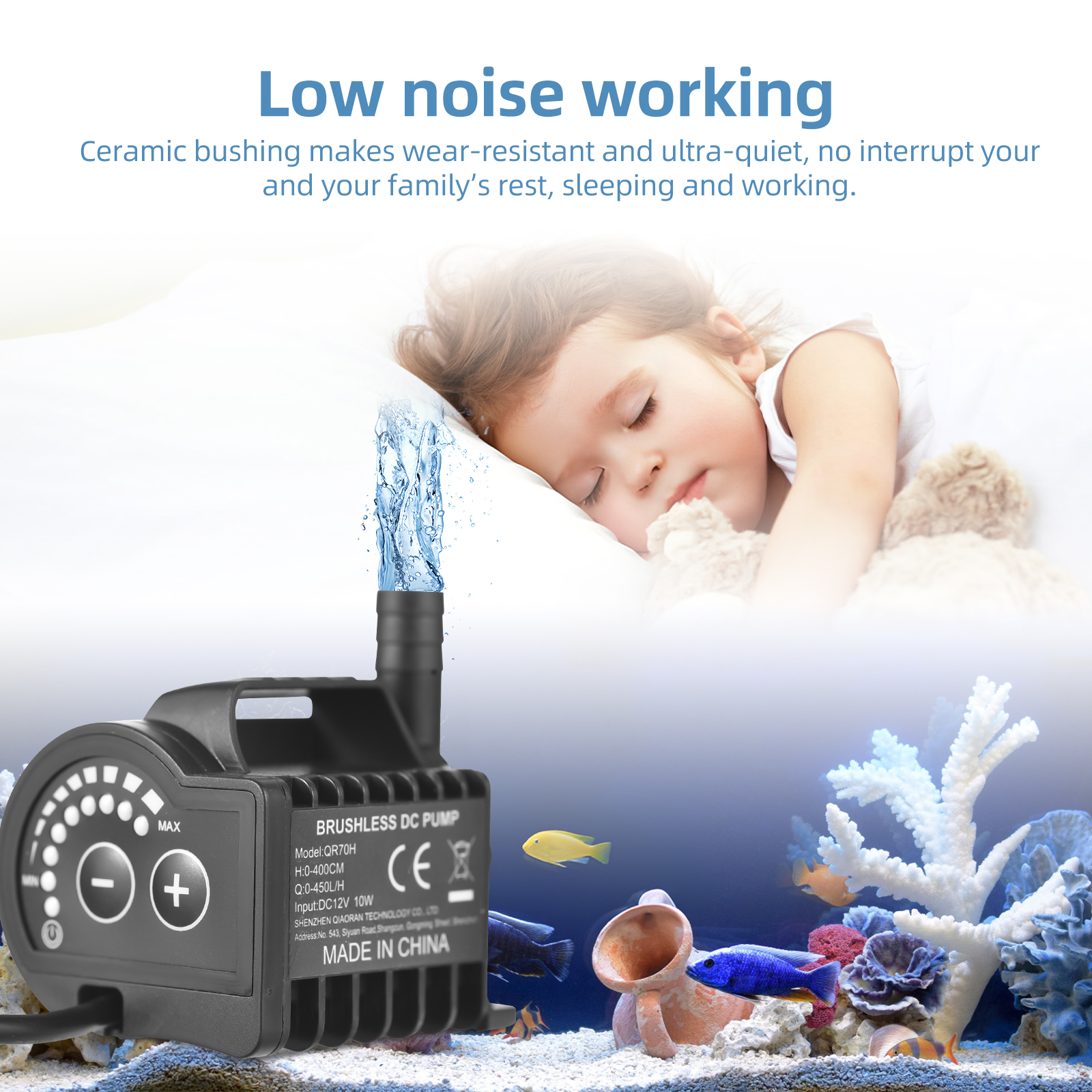 Submersible 12V Water Pump 8 L - đánh giá và giá Aquarium Fish Accessories