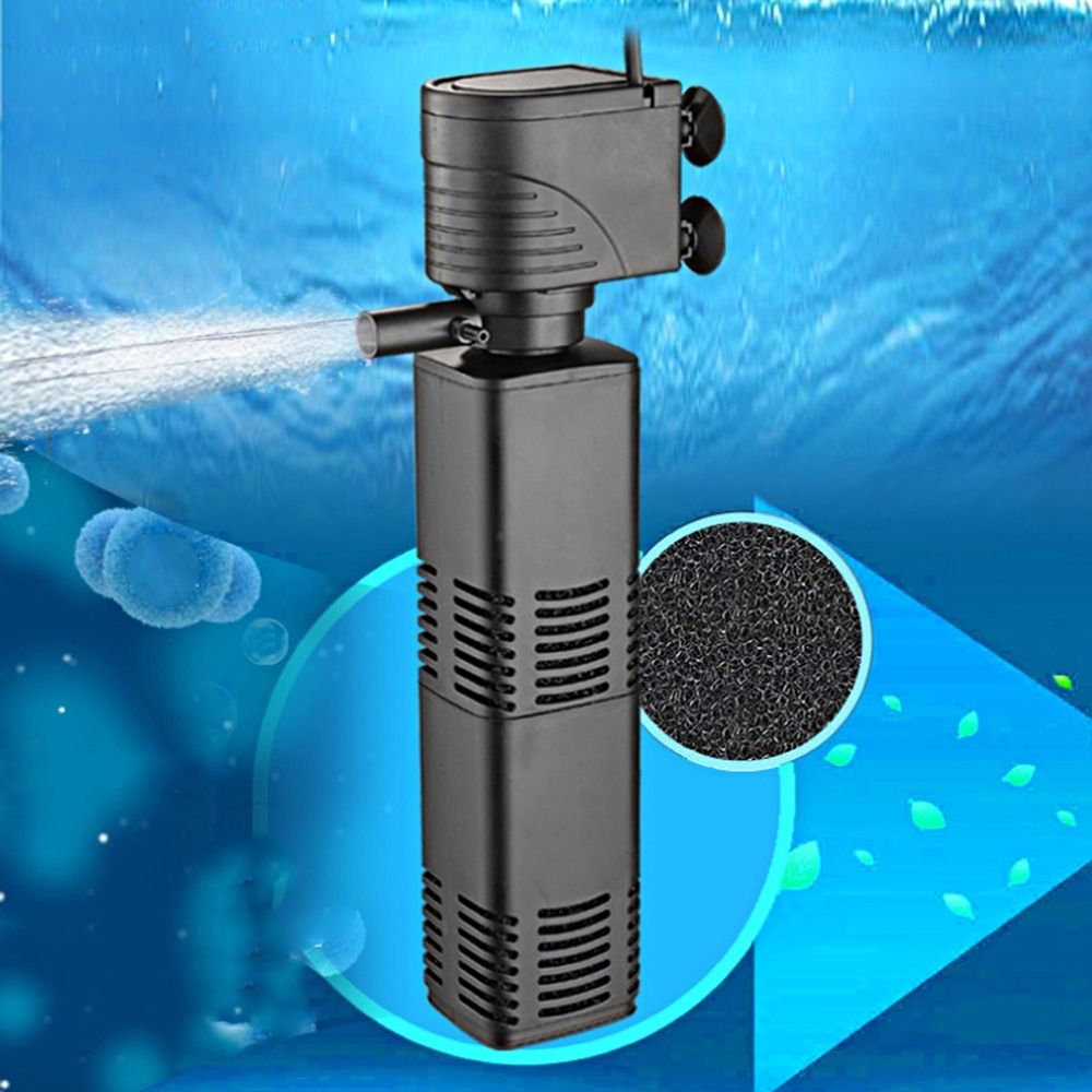 Plastic 3 in 1 Fish Tank Filte - đánh giá và giá Aquarium Fish Accessories
