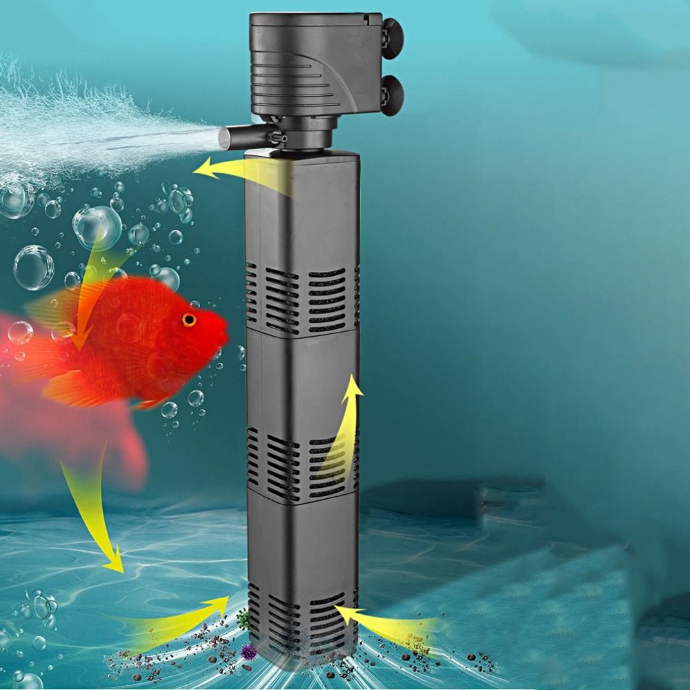 Plastic 3 in 1 Fish Tank Filte - đánh giá và giá Aquarium Fish Accessories