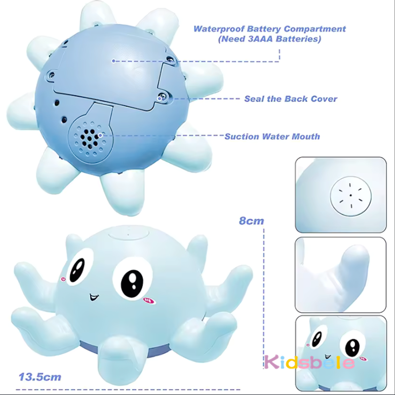 Baby Bath Toy Light-Up Musical - đánh giá và giá Aquarium Fish Electric