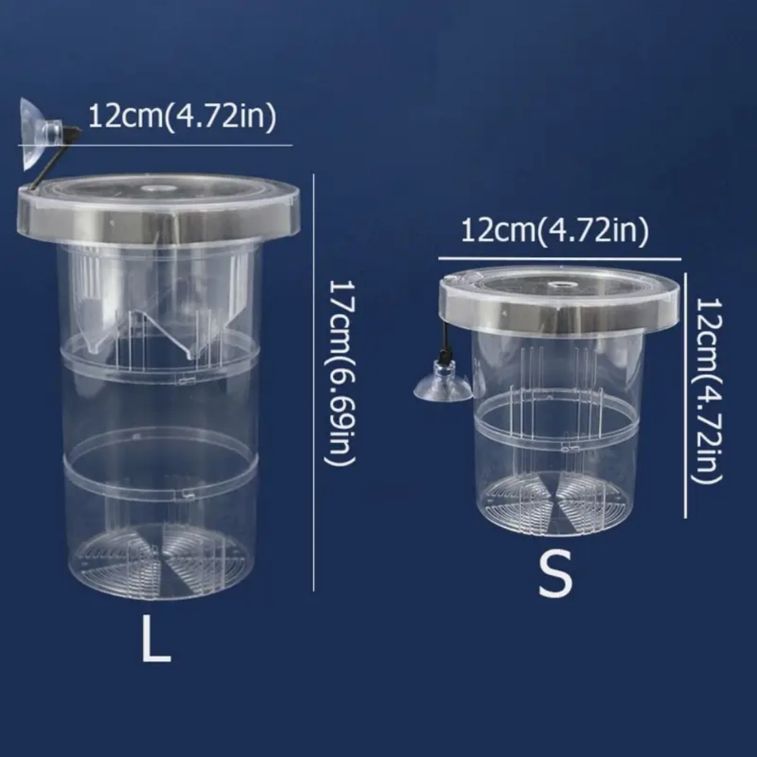 Acrylic Floating Fish Breeding - đánh giá và giá Aquarium Fish Auto Feeder