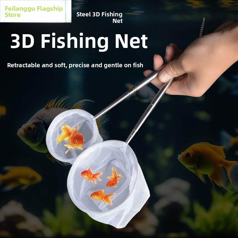 Stainless Steel Fish Net Foldi - đánh giá và giá Aquarium Fish Net Small