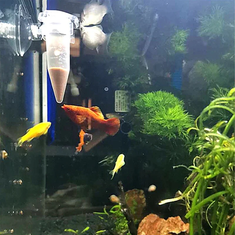 Automatic Fish Feeder Cone Shr - đánh giá và giá Aquarium Fish Auto Feeder