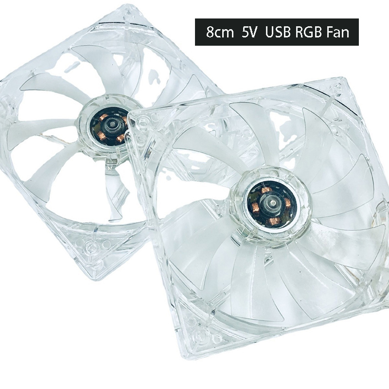 5V USB Fan Hamester Cage Fish  - đánh giá và giá Aquarium Fish Bowl